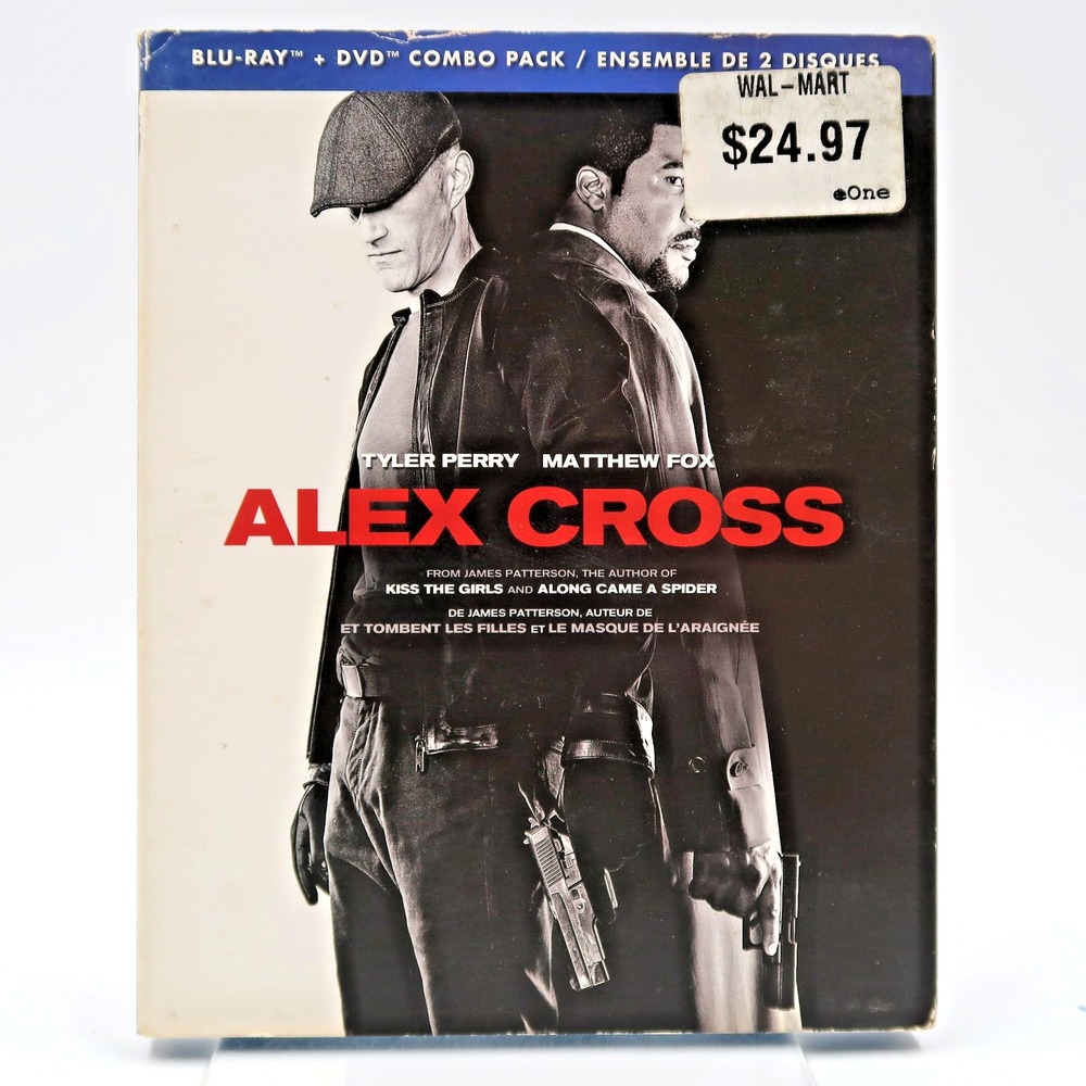 Alex Cross Blu-ray DVD 2012 Tyler Perry Matthew Fox Summit Entertainment Movie